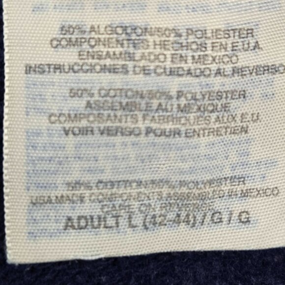 VINTAGE Sierra Nevada Pale Men Hoodie L Blue Graphic Print Fleece Label - Picture 8 of 10